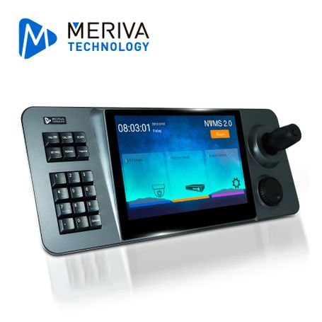 joystick meriva technology mkbip23a control de ptz ip por red   pantalla touch  so android  compatible con dispositivos meriva 